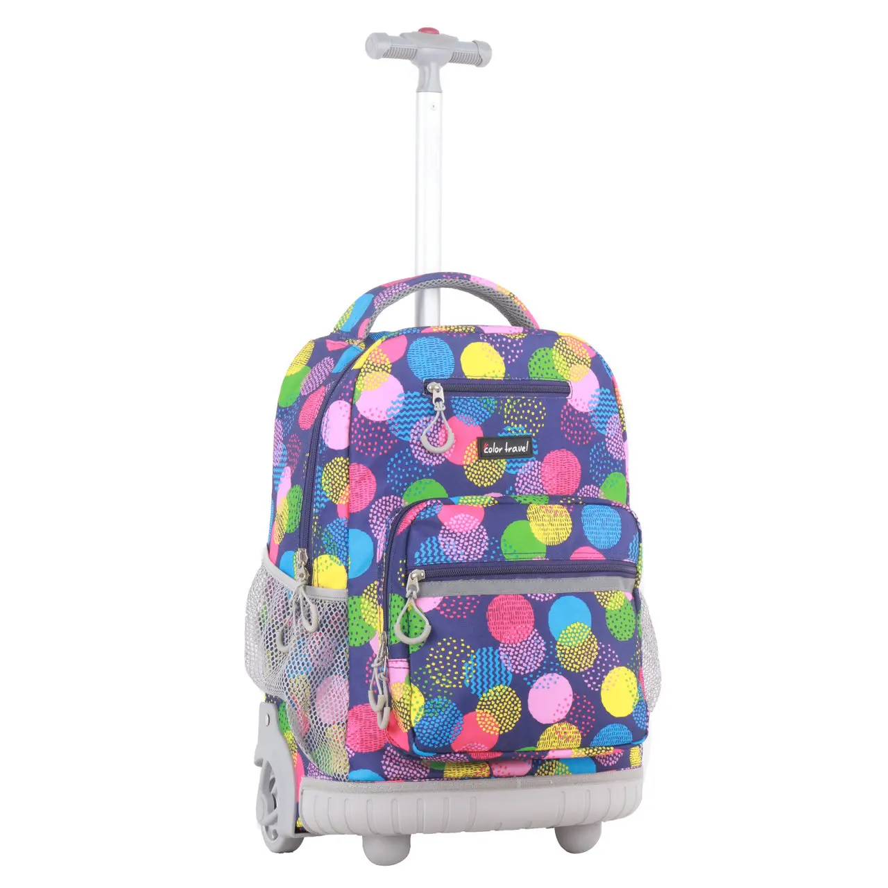 

Factory Customized Quality Trolley Backpacks Wheeled Kids Trolley Bag with Hard Bottom for Students for Children