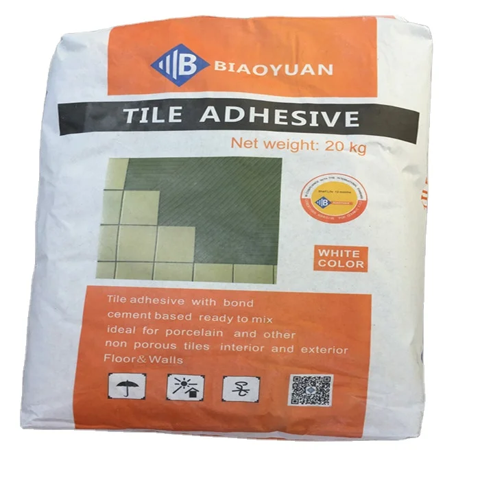High Strength White Powder Cement Based Tile Adhesive Porcelain Tile ...