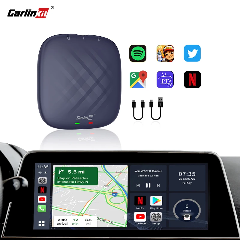 

Carlinkit TBOX car Android system interface multimedia video wireless android auto carplay smartbox ai box