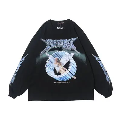 

Autumn And Winter Men's Street Wear Hip Hop Loose Sweatshirt Unisex Long Sleeves Hoodie, Custom colors