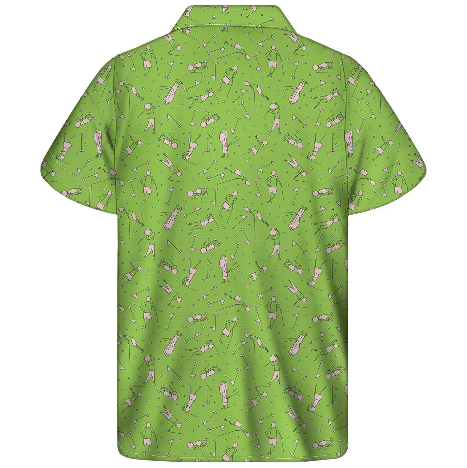 

Men's T Shirt Fabric Character Stick Figure Printing Custom Arrival Fashion Men Button Summer Hawaiian Shirt New Style Men's Dre