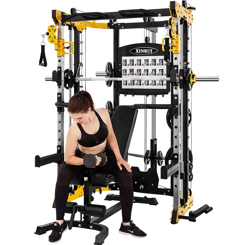 

Gym Use Fitness Equipment Gym Machine Multifunction Smith Machine Xr1001, Optional