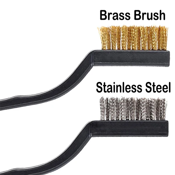 Good Quality Tooth Shape Handy Cleaning Rust Brushes Stainless Steel Wire Brush