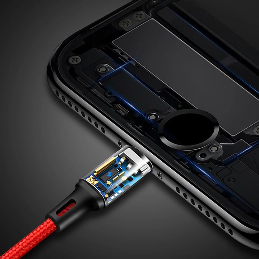

3in1 Data USB Cable for iPhone Fast Charger Charging Cable For Android phone type c xiaomi huawei Samsung Charger Wire For iPad, Blue red black white