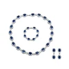 Set-164 xuping luxury wedding gift fashion stone necklace and bracelet jewelry sets for ladies