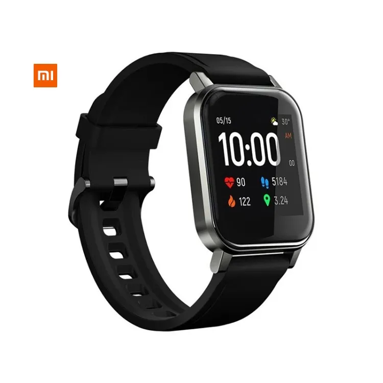 

Global Version Youpin New Xiaomi Haylou Ls02 Smart Watch Ip68 Waterproof 12 Sport Modes Call Reminder 5.0 Smart Band