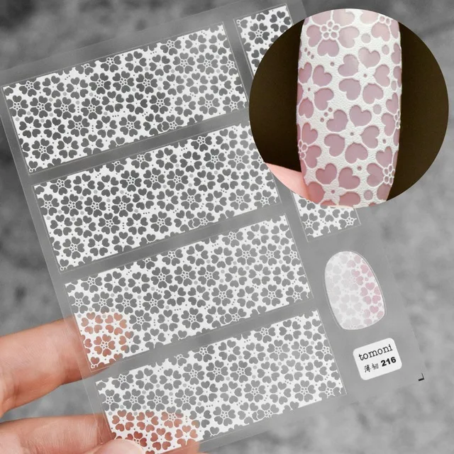 

Newest Design Manicure Colorful Flower Nail Art Stickers for Nail Supplies