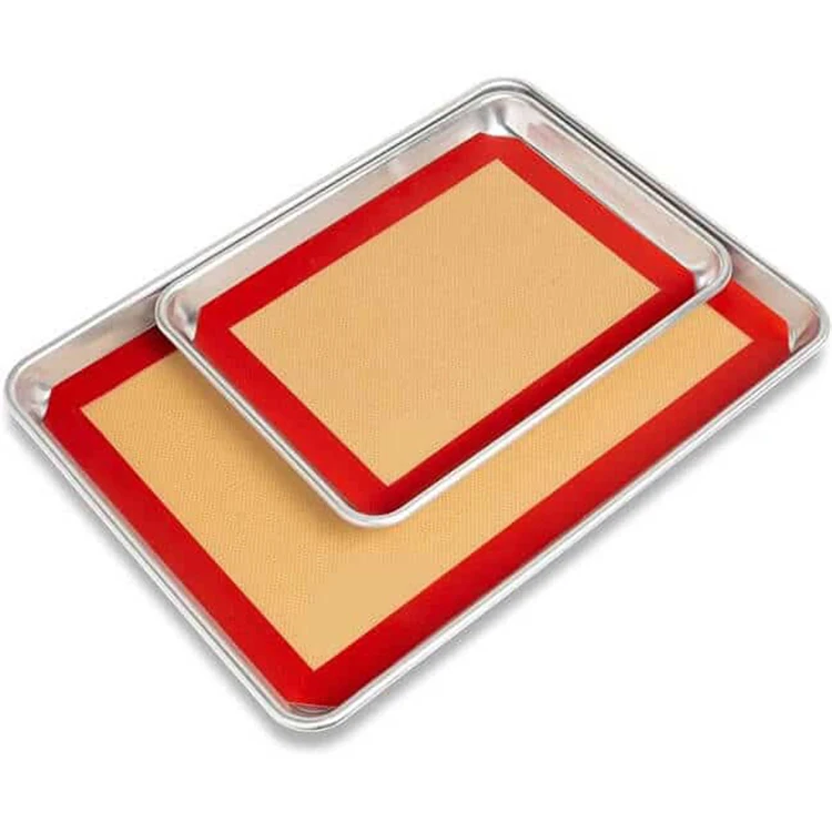 

Professional Grade Nonstick Silicone Baking Mat for Bake Pans - Macaroon/Pastry/Cookie Making, Brown,black,white