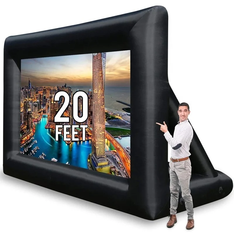 

Inflatable Blow Up Mega Movie Projector Screen for Backyard Theater
