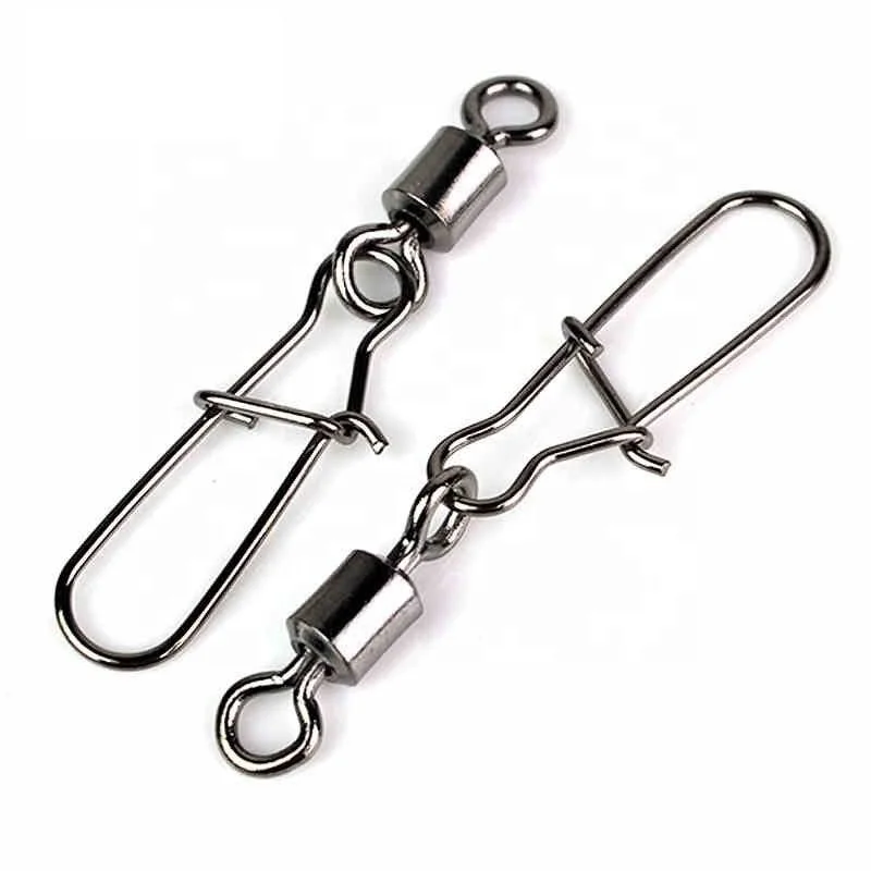 

Fast-delivery High-quality Fishing Rolling Swivel with Nice Snap in Stock Fishing Tackle Accessory