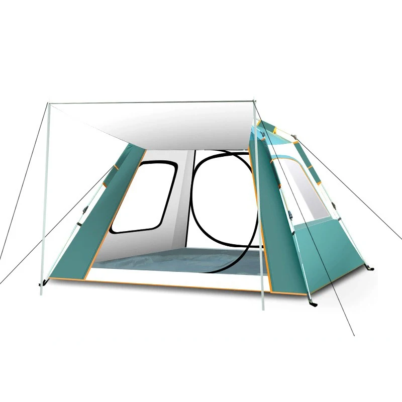 

outdoor glamping roof top fishing suv hard shell roof top yurt tent teepee, Green, blue,orange