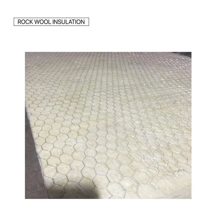 Glass Rock Wool Board / Rock Wool Blanket With Wire Mesh Heatresistant Mineral Fiber Buy