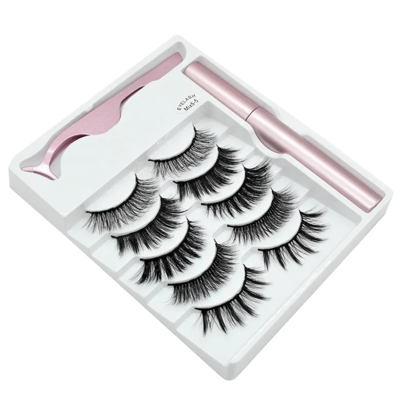 

Customized Logo Magnet Eyelashes Magnetic False Eyelashes Magnetic eyeliner with magnetic eyelashes kits