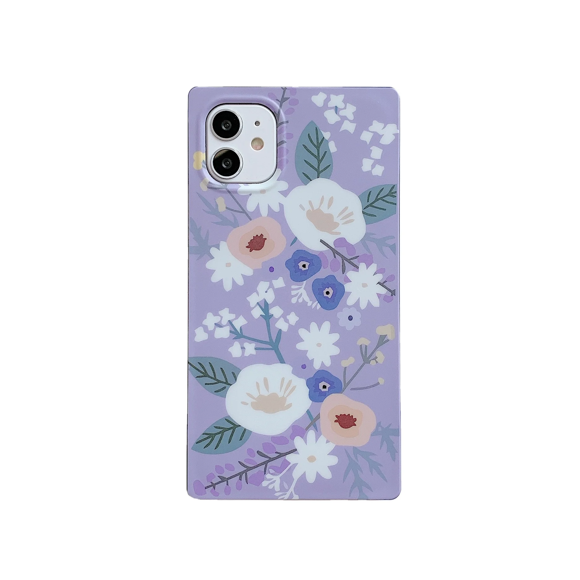 

Hot Selling Flower Glossy Special Customize Sublimation Phone Cases For Gilr