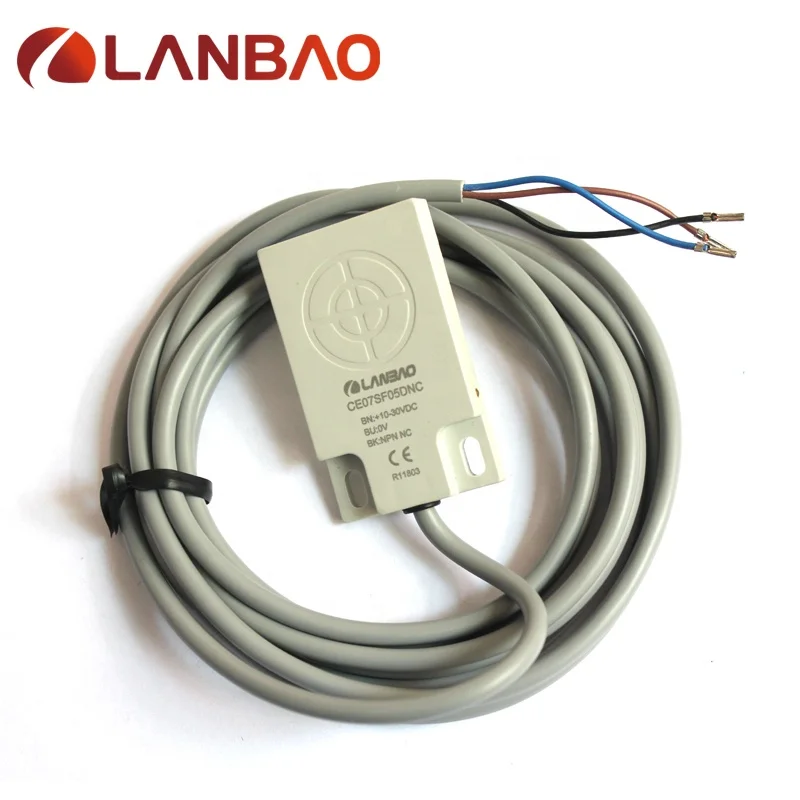 

lanbao approach switch capacitive proximity sensor sensing distance 5mm NPN NC CE07SF05DNC