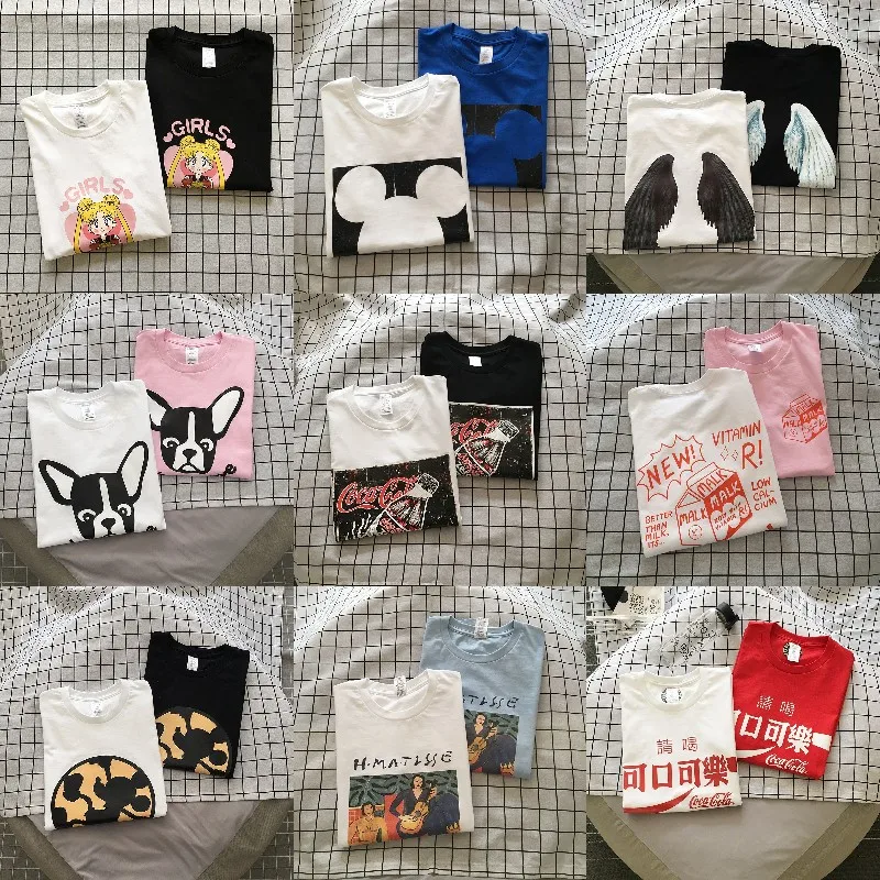 

Women's T-shirts Stock Women's T-shirts Factory Hot Selling Shirts 100% Cotton Women's T