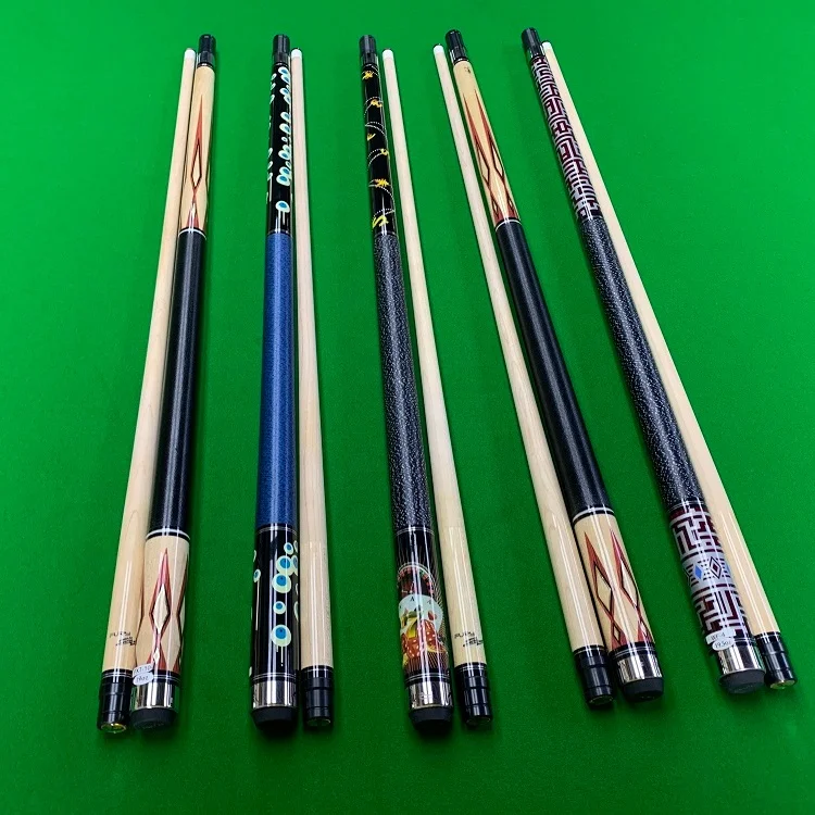 

Superior quality 2 pieces fury pool cue for sale, Colorful