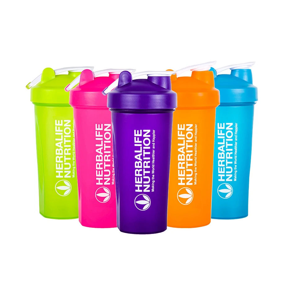 

Food safe 600ml Ready stock protein shaker sport water bottle milk shaker with handle and mixer ball, Customized pantone