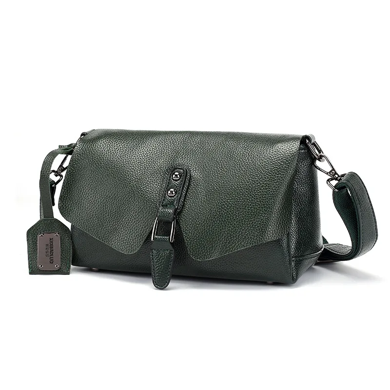 

SL108 10 High quality leather bag soft ladies handbags solid color women hand bags shoulder bag