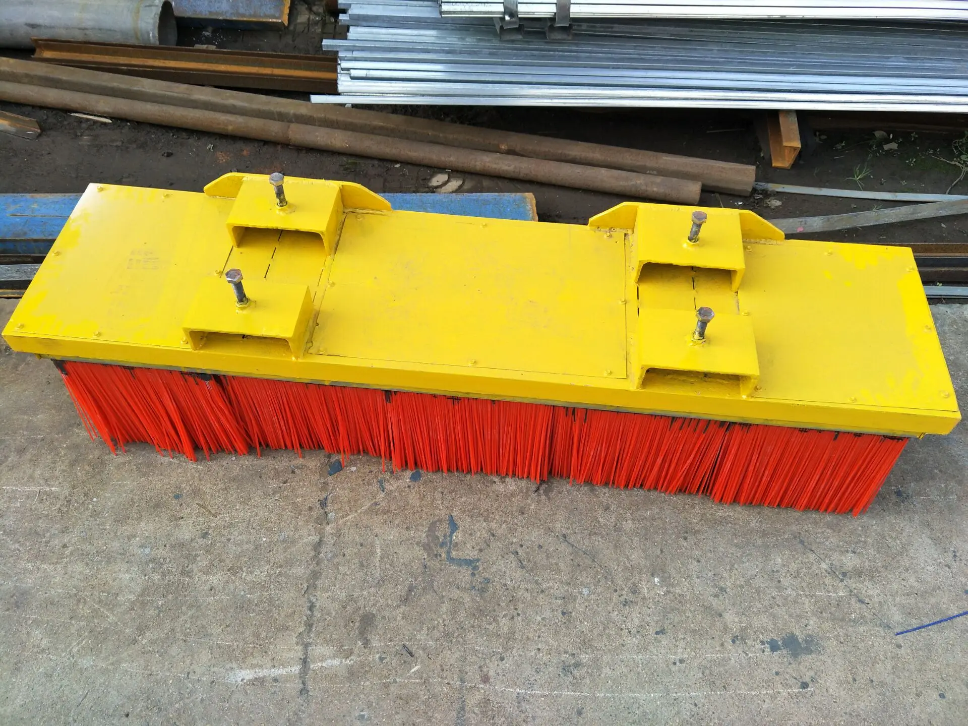 11 Rows Forklift Attachment Strip Sweeper Brushes 1.2m 1.5m 1.8m Buy Forklift Road Sweeper