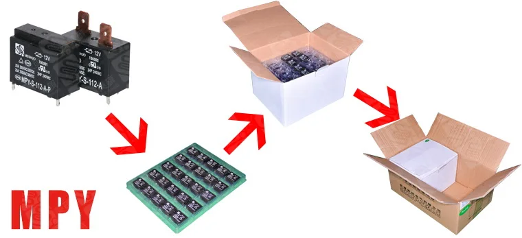 Meishuo MPY-112-A 20A 25A 5V 6V 9V 12v 24v 4pin Electrical Pcb Relay Manufacturer