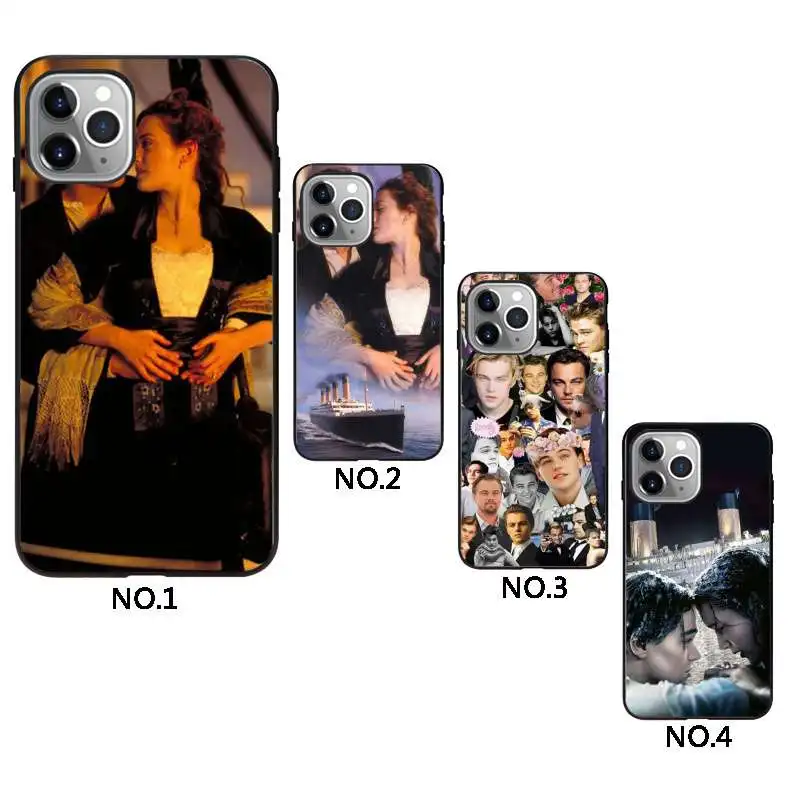 

Film Titanic Coque tpu mobile phone back cover for iphone 12, Black
