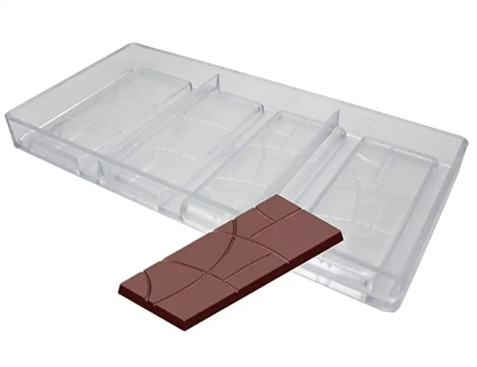 

Polycarbonate Plain Bar Chocolate Mold, Chocolate color