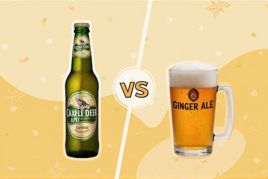 ginger ale vs ginger beer
