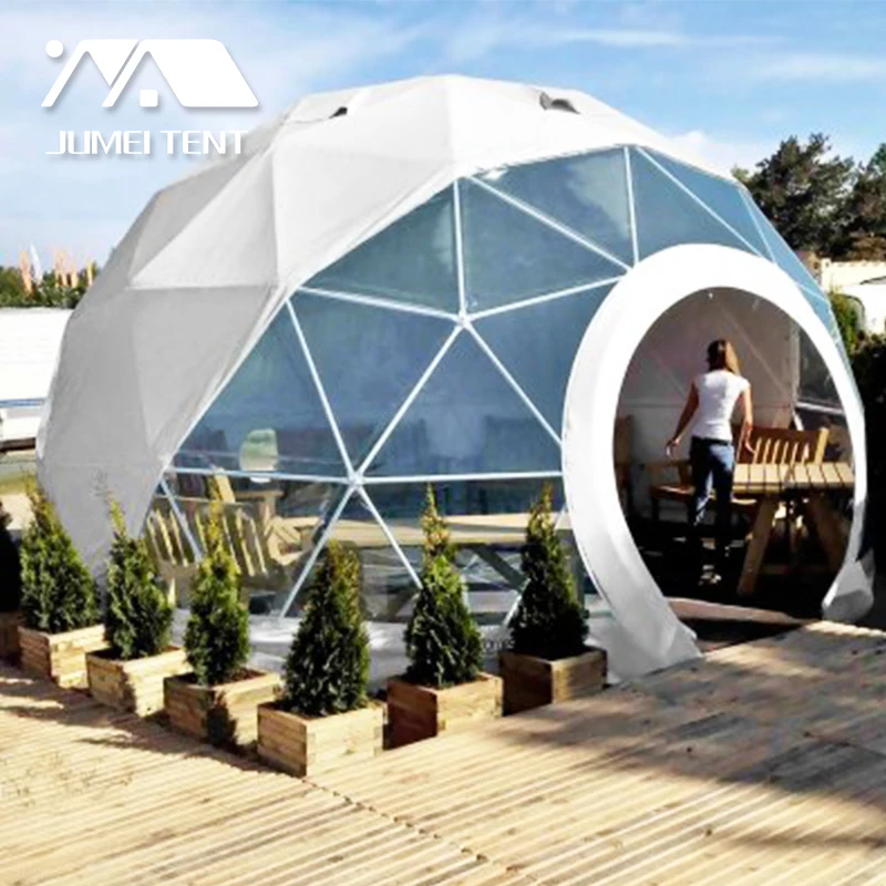 

Transparent Waterproof PVC Winter Outdoor Camping Luxury Dome Tent Garden Igloo House With Insulation