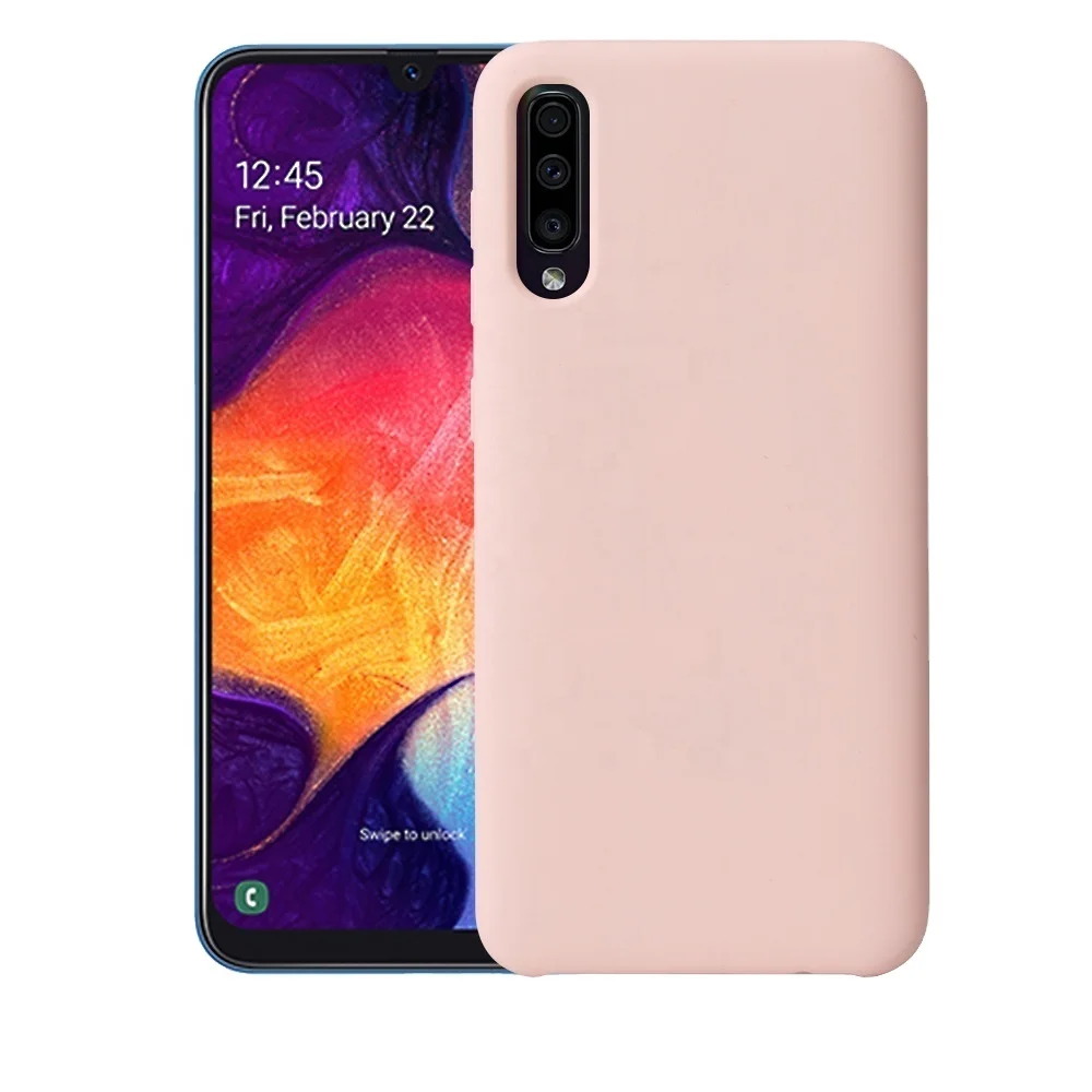 

New Liquid Silicone phone case For Samsung Galaxy A70 A60 silicon case, 6 color