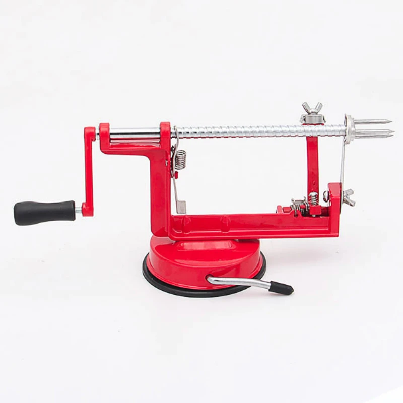 

Slicing Machine Apple Fruit Machine Peeled Tool Fruit Peeler Stainless Steel 3 in 1 Apple Peeler Creative Home Kitchen, As photo