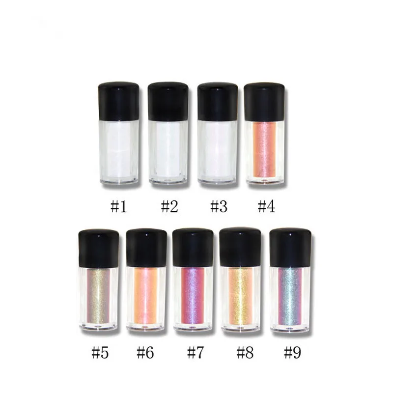 

9 Colors Single Makeup Loose Pigment Cosmetic Chameleon Eyeshadow Pigment Powder For Eye Beauty Private Label