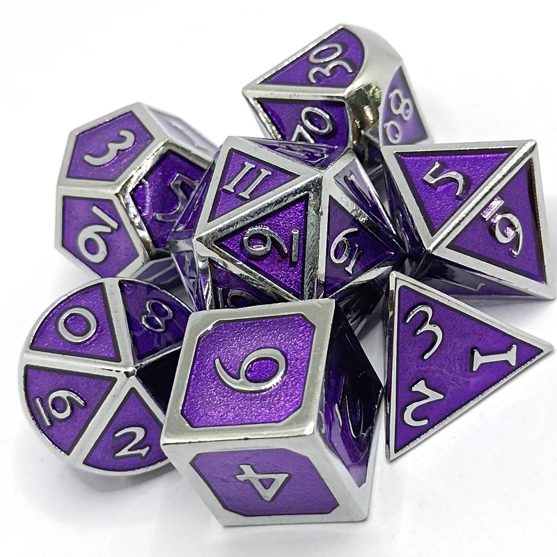 

Wholesale metal polyhedral dnd game dice Custom Dice Set