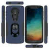 Metal Kickstand Magnetic Car Mount Opening Bottle Phone Case For Moto G7 Play Back Cover