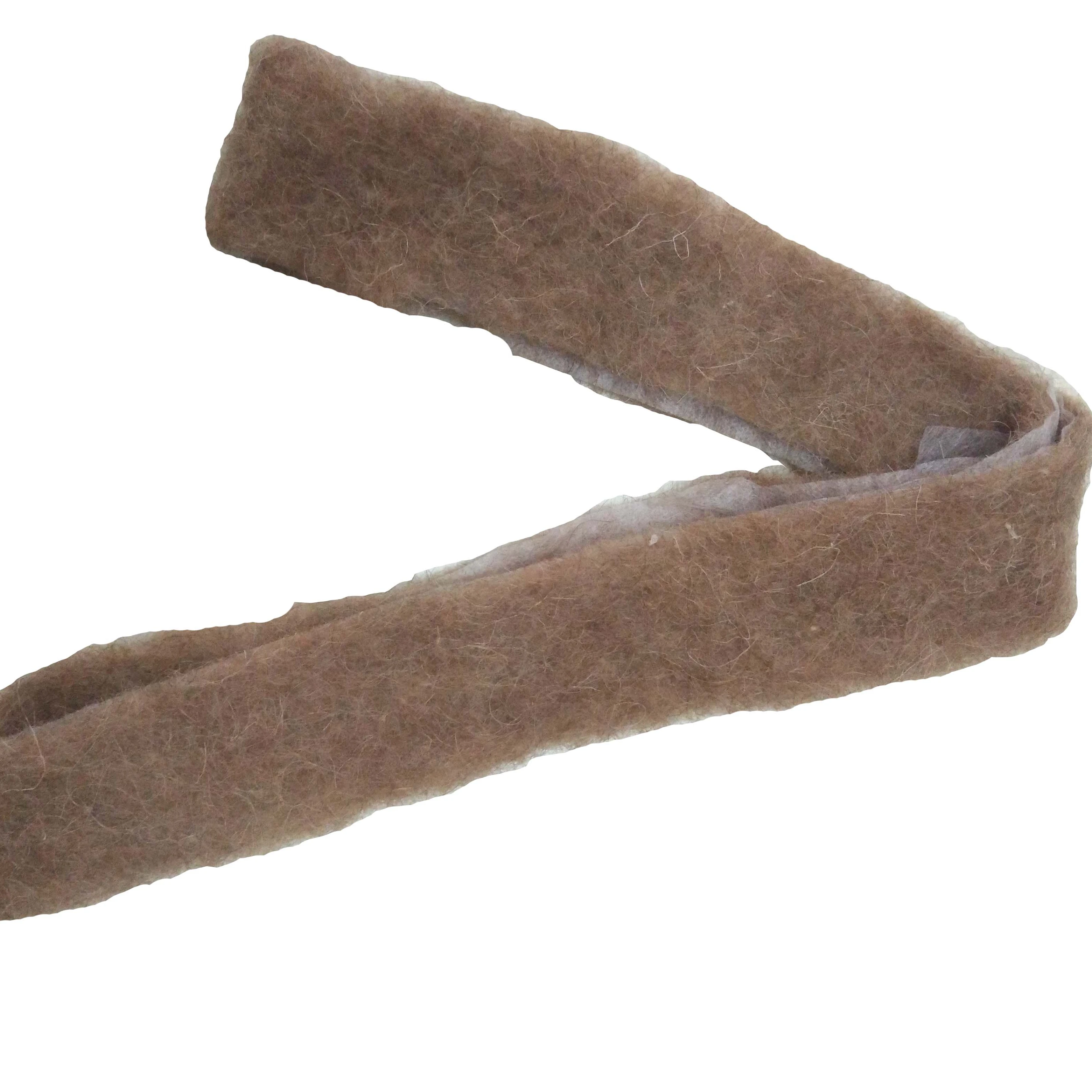 
RS NONWOVEN 100% natural breathable heat preservation camel wool felt fabric for sofa mattress filling 