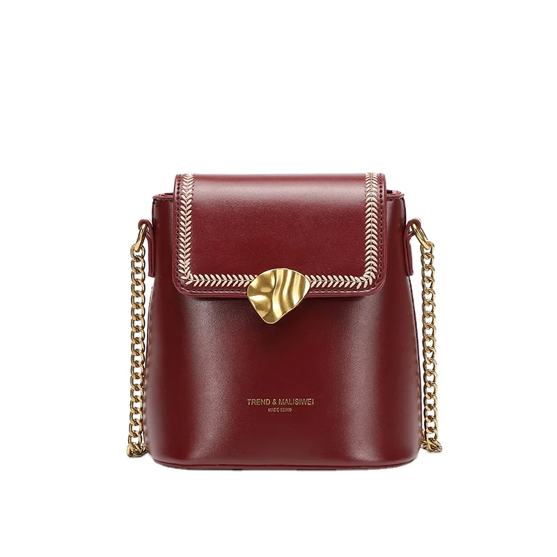 

Mini shoulder chain sling bag women messenger crossbody bag, Black,grey blue,wine red