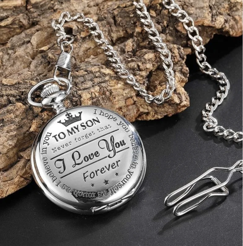 

Hotselling Forever Pocket Watch To My Son I Love You Forever Pocket Watch, 3colors