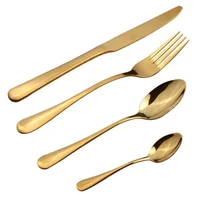 

Best 18/10 Gold Plated Flatware Sets Royal Stainless Steel Cutlery Set