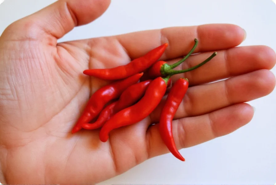 Using Tiny Red Peppers