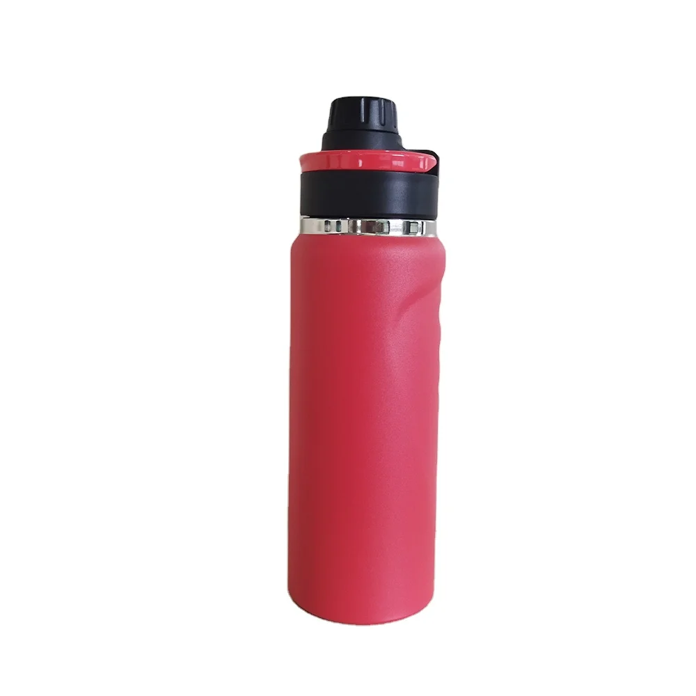 

24 bottles vacuum flasks infuser thermos water bottle stainless steel with new design with fold handle, Customized color