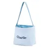 CFP G273 RTS Easter Gift Tote Blank Seersucker Easter Basket
