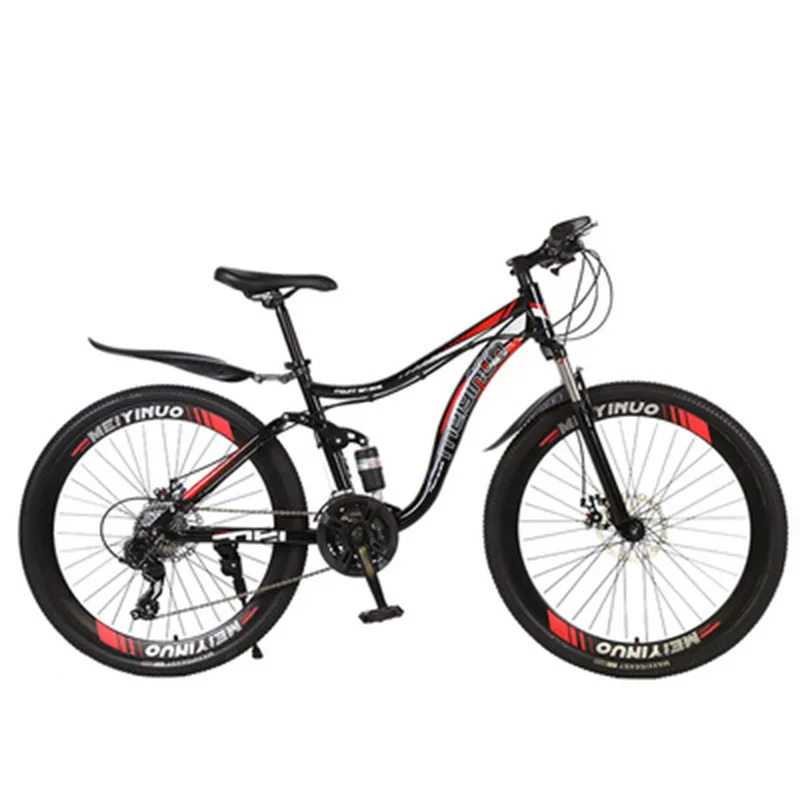 

Wholesale mountain bike 26 inch 21 speed double shock-absorbing off-road soft tail mountain bike bicycle