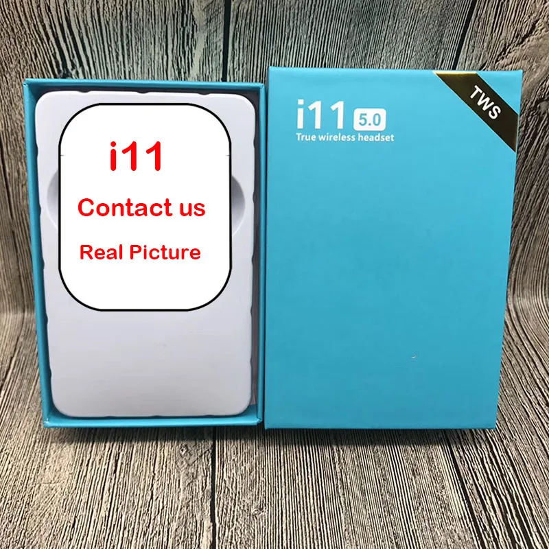 

New Arrival i11 tws wireless earphones touch control BT5.0 headphones Customize LOGO stereo wireless earbuds