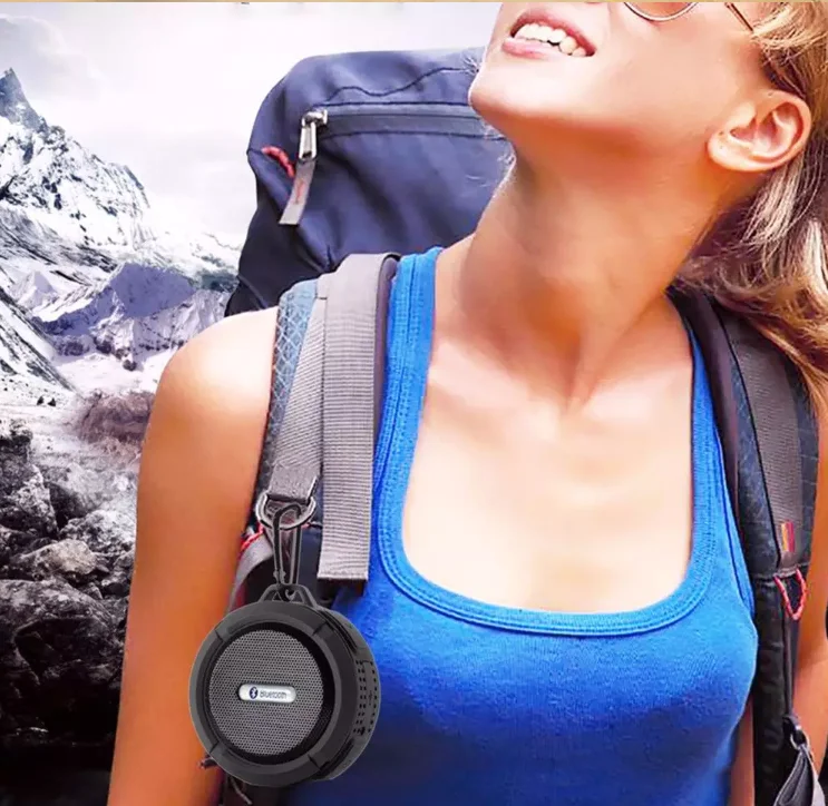 Christmas gift C6 Waterproof Outdoor Blue tooth Speaker TF Wireless Music - ANKUX.COM