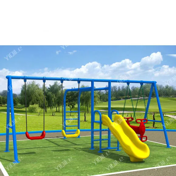 garden swing slide set