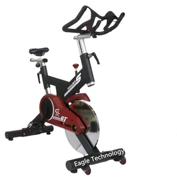 cycling equipment in gym