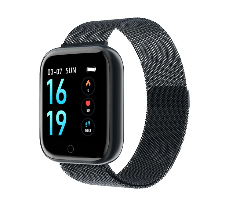 

HOT Sale upgrade t80 smartwatch band sport fitness tracker smart bracelet heart rate monitor iwo 8 mi smart watch T80s