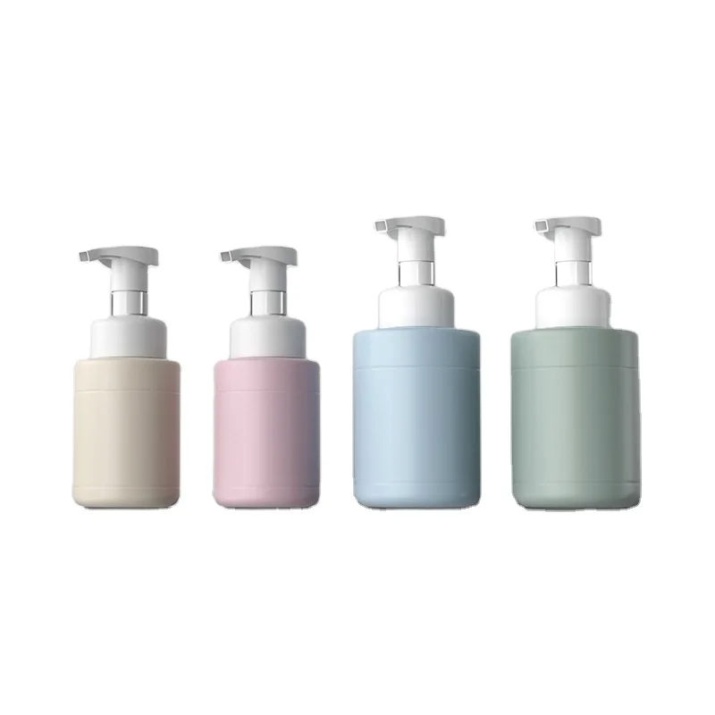 

Foam bottles 200ml PE cosmetic liquid soap dispenser with foam pump bottles face cream packaging