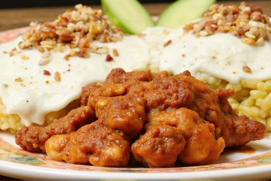 Ancho Chile Chicken on a Plate