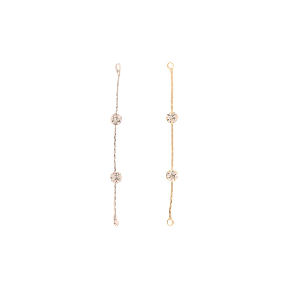 

Jewelry Accessories Cordial Design 50Pcs 4*54MM Jewelry Accessories Earrings Connectors Genuine Gold Plating DIY Making Hand M